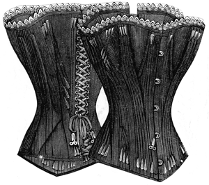 hooks on a corset