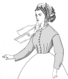 1860s Darted Bodice